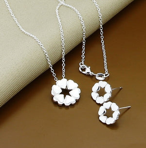 Insect Moon Round Ball Necklace Earrings Sets