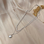 Women Pearl Necklace & Bracelet