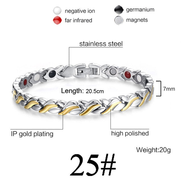 Wholesale Stainless Steel Magnetic Bracelet Corrosion Resistance Health  Care Bracelets Bangle Hand Decoration black From China