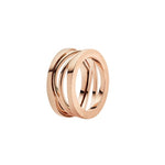 Spring-Shaped Titanium Steel Ring and Rose Gold Women's Original Ring