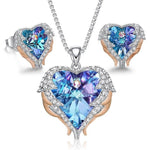 Angle Wing Love Heart Necklaces