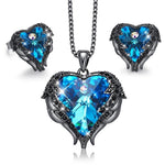 Angle Wing Love Heart Necklaces