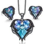 Angle Wing Love Heart Necklaces